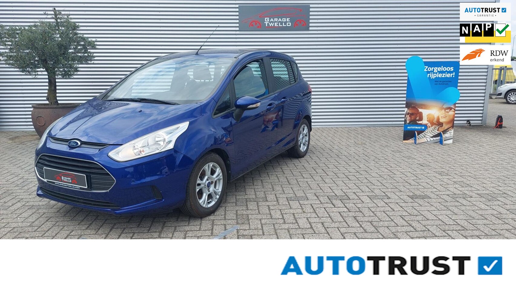 Ford B-Max - 1.0 EcoBoost Titanium 1.0 EcoBoost Titanium,deze ford zit full opties. - AutoWereld.nl