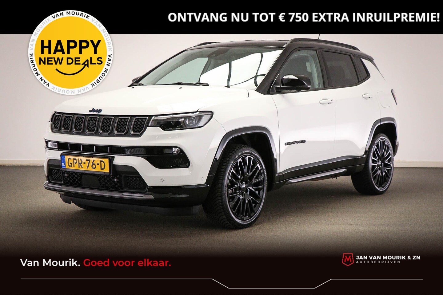 Jeep Compass - 4xe 240 Plug-in Hybrid Electric S | 360 CAMERA | WINTER / TECH & CONVENIENCE- PACK | STUUR - AutoWereld.nl