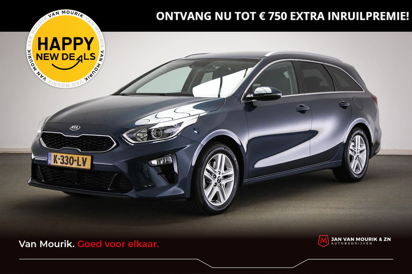 Kia Cee'd Sportswagon - Ceed 1.4 T-GDi DynamicPlusLine | HALF LEDER | STUURWIELVERWARMING | ACC | NAVI | DAB | APP - AutoWereld.nl