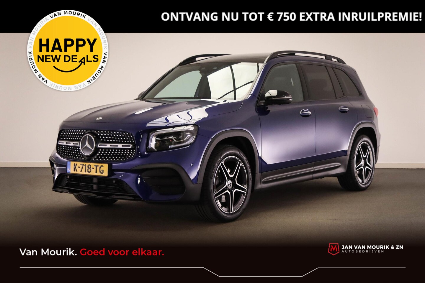 Mercedes-Benz GLB - 200 Business Solution AMG | WIDESCREEN | PANORAMADAK | APPLE CARPLAY | CAMERA | 19" - AutoWereld.nl