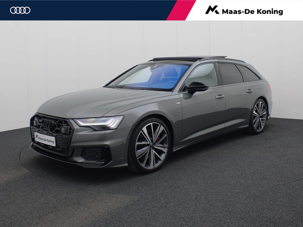 Audi A6 Avant - 55 TFSIe 270kW/367PK quattro S Line · Panoramadak · Trekhaak · Parkeersensoren + rondom zi - AutoWereld.nl