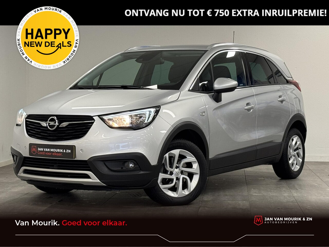 Opel Crossland X - 1.2 Turbo 110 EAT6 Innovation | Navigatie | Parkeersensoren - AutoWereld.nl