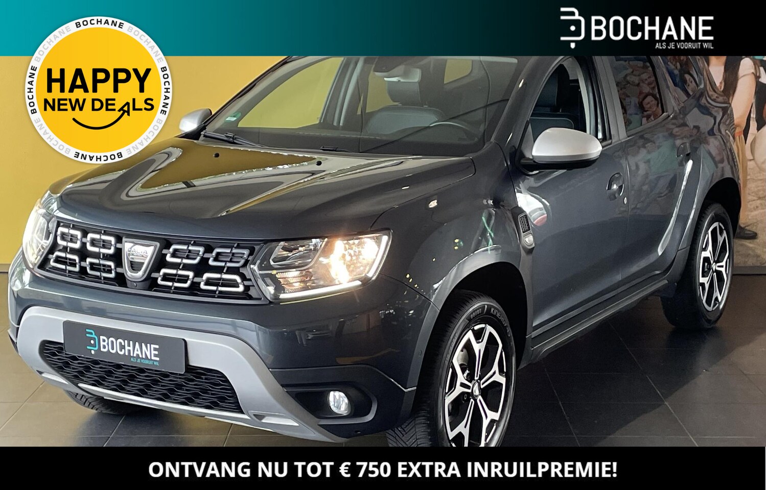 Dacia Duster - 1.2 TCe 125 Prestige NAVIGATIE | RONDOM ZICHT CAMERA | PARKEERSENSOREN VOOR EN ACHTER | LE - AutoWereld.nl