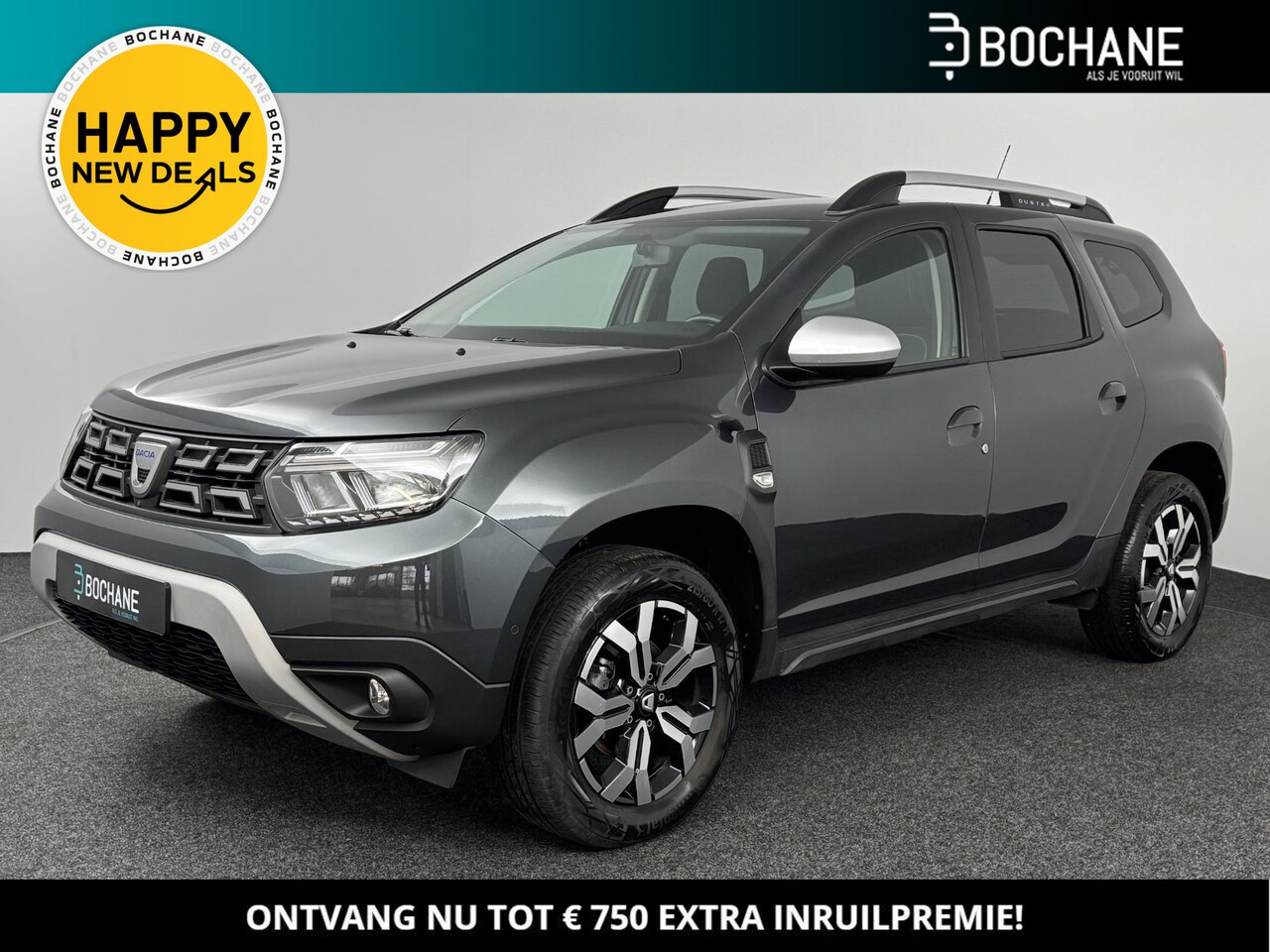 Dacia Duster - 1.3 TCe 150 EDC Prestige | 360° Rondomzichtcamera | Stoelverwarming | Trekhaak - AutoWereld.nl