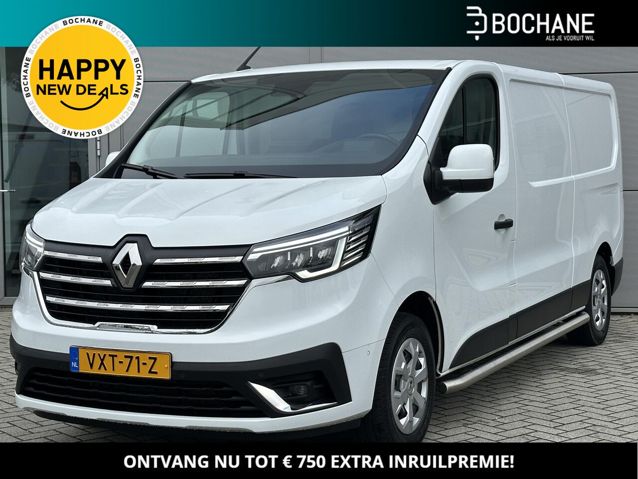 Renault Trafic - 2.0 dCi 130 T30 L2H1 Work Edition | NAVIGATIE | CAMERA | TREKHAAK | SIDEBARS | 3-ZITS | NL - AutoWereld.nl