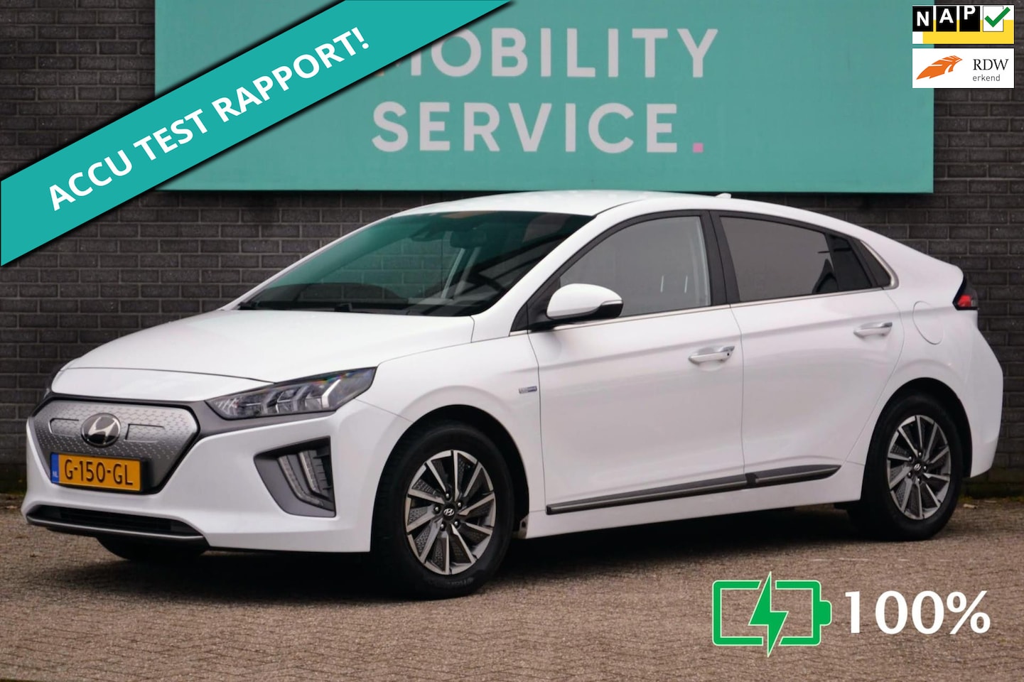 Hyundai IONIQ - Comfort EV 38 kWh SOH-100% Cruise LED Clima CarPlay - AutoWereld.nl