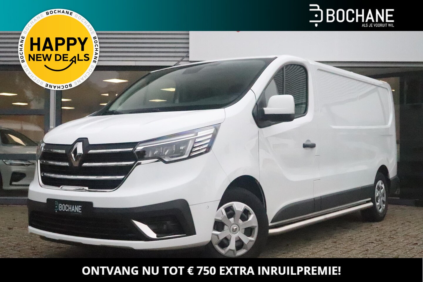 Renault Trafic - 2.0 dCi 130 T30 L2H1 Work Edition | Navigatie | Trekhaak | Achteruitrijcamera | - AutoWereld.nl