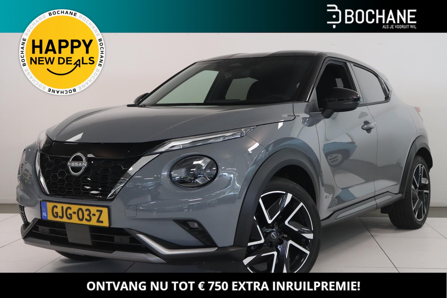 Nissan Juke - 1.6 Hybrid 143 N-Design COLD PACK / METALLIC LAK - AutoWereld.nl