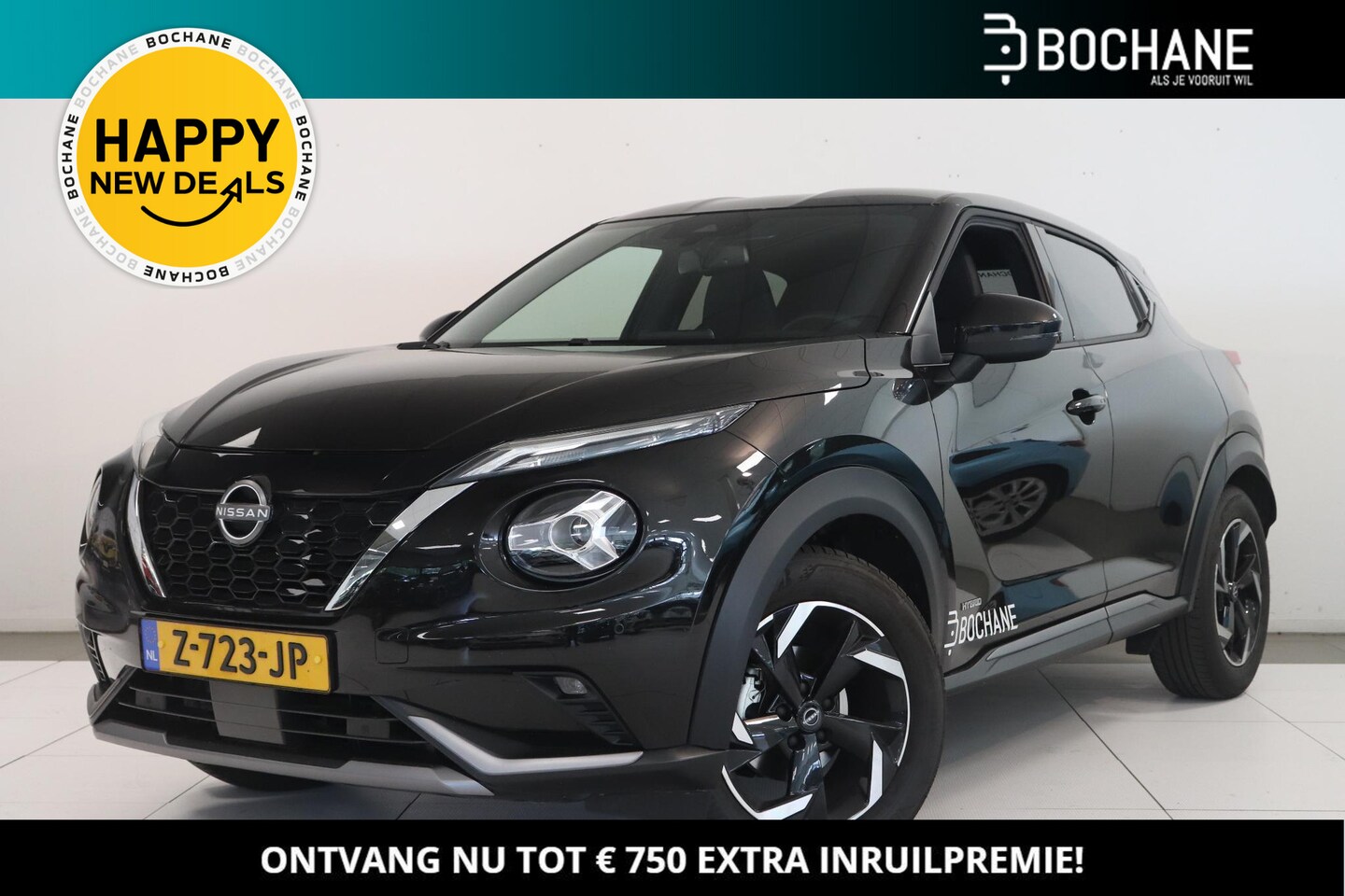 Nissan Juke - 1.6 Hybrid 143 N-Connecta PARK & RIDE PACK / METALLIC LAK - AutoWereld.nl