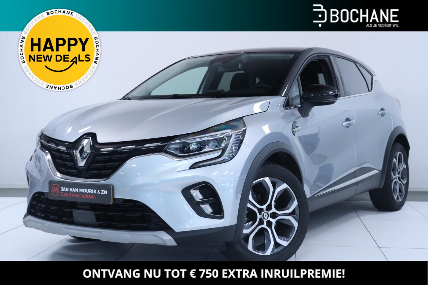 Renault Captur - 1.3 Mild Hybrid 160 EDC Techno Automaat | BOSE Audio | Parkeersensoren | 360° Camera | - AutoWereld.nl