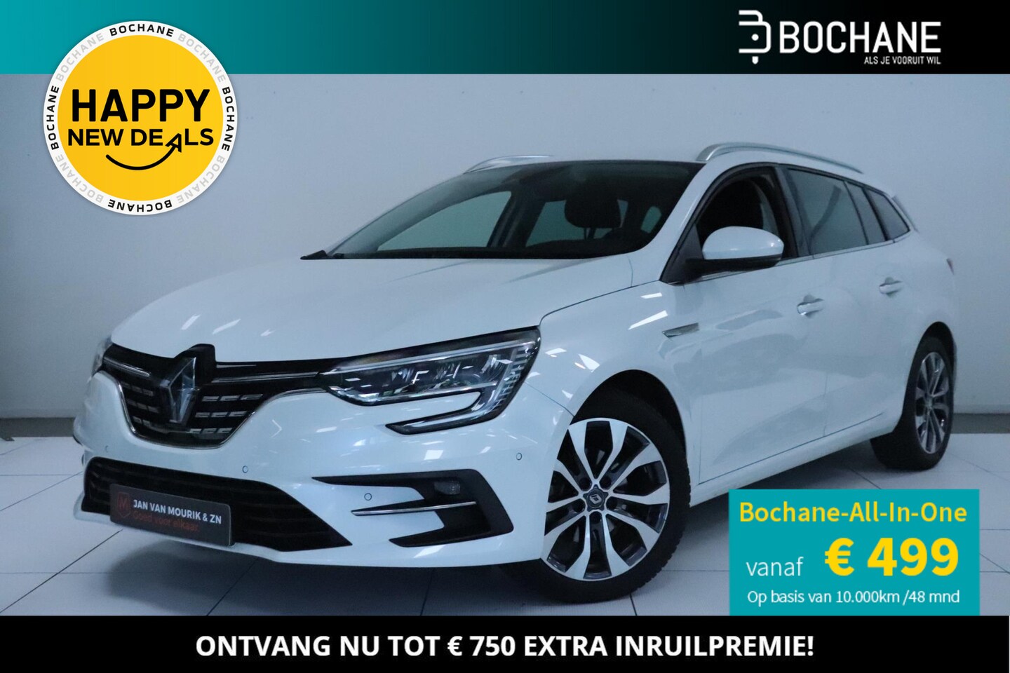 Renault Mégane Estate - 1.3 TCe 140 EDC Techno Automaat | Dodehoekdetectie | Trekhaak | All-Season banden - AutoWereld.nl