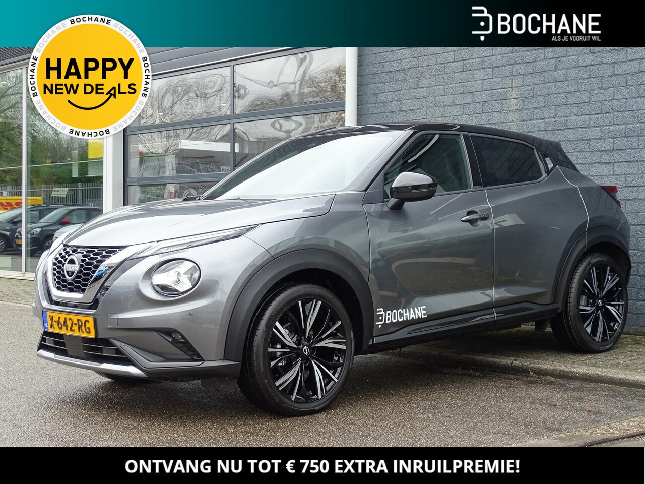 Nissan Juke - 1.0 DIG-T 114 N-Design COLD PACK / TECHNOLOGY PACK / TWO-TONE - AutoWereld.nl