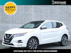 Nissan Qashqai - 1.3 DIG-T 140 Tekna + | Trekhaak | Lederen Bekleding | 360° Camera | Stoelverwarming |