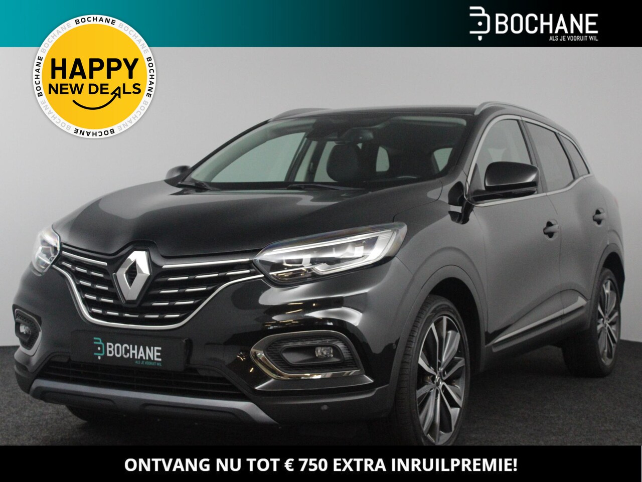 Renault Kadjar - 1.3 TCe 140 EDC Intens | Lederen Bekleding | Stoelverwarming | Lichtmetalen velgen 19" - AutoWereld.nl