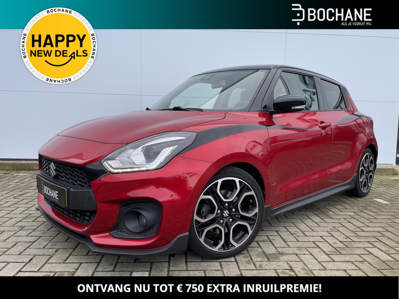 Suzuki Swift - 1.4 Sport Smart Hybrid 130pk / Navigatie / Parkeercamera / Stoelverwarming - AutoWereld.nl