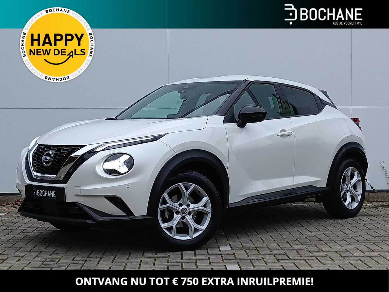 Nissan Juke - 1.0 DIG-T 116 N-Connecta Apple Carplay / Parkeersensoren + Camera / Climate Control / Keyl - AutoWereld.nl