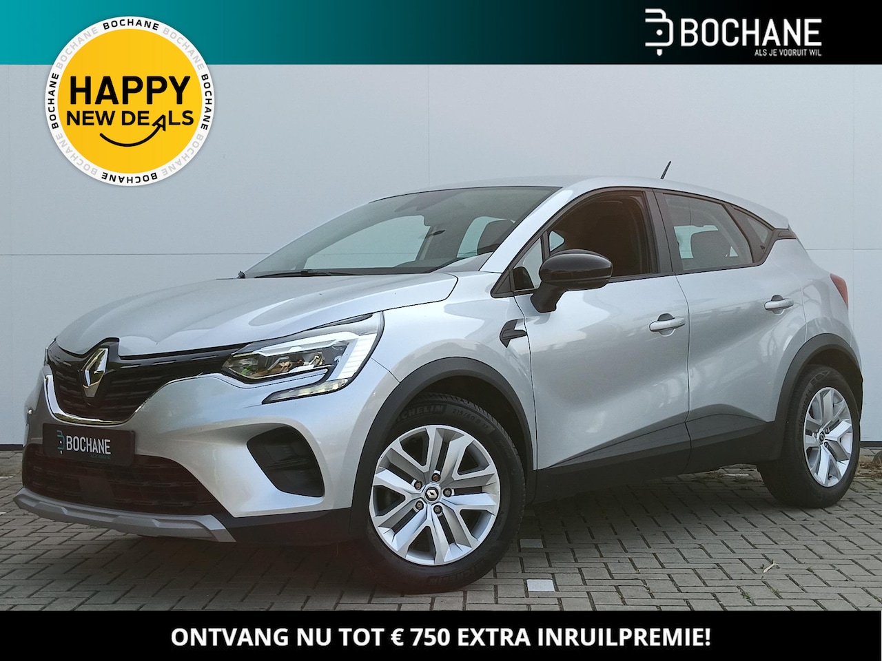 Renault Captur - 1.0 TCe 90 Business Zen Navigatie / Parkeersensoren / Climate Control / LED / Keyless Entr - AutoWereld.nl