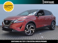 Nissan Qashqai - 1.3 MHEV 158 Xtronic Tekna Plus Automaat / Trekhaak / Panoramadak / Navigatie / Climate Co