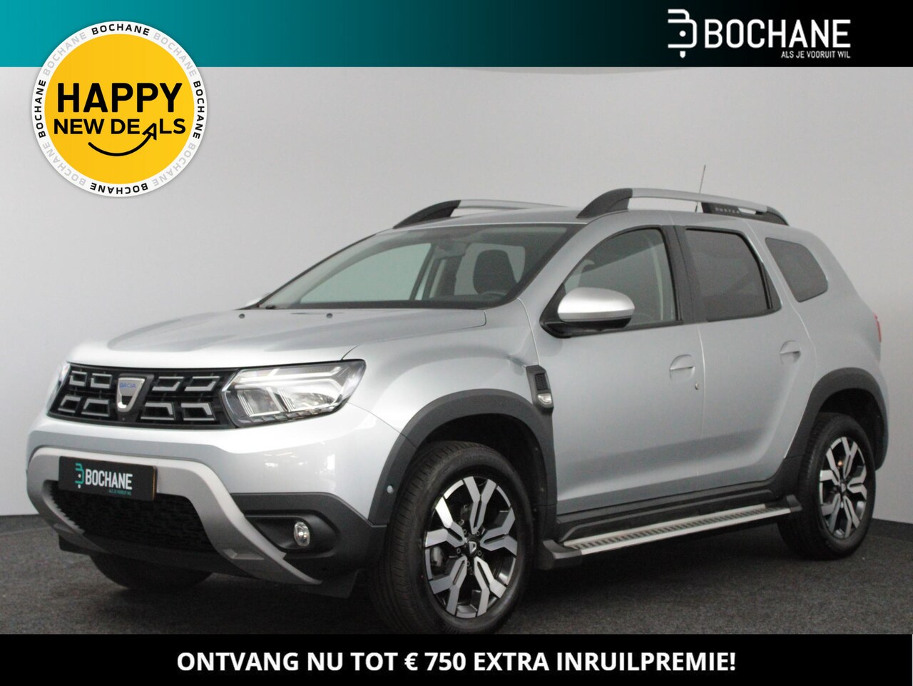 Dacia Duster - 1.3 TCe 150 EDC Prestige Clima/Navi/Camera/ 1500KG Trekvermogen! - AutoWereld.nl