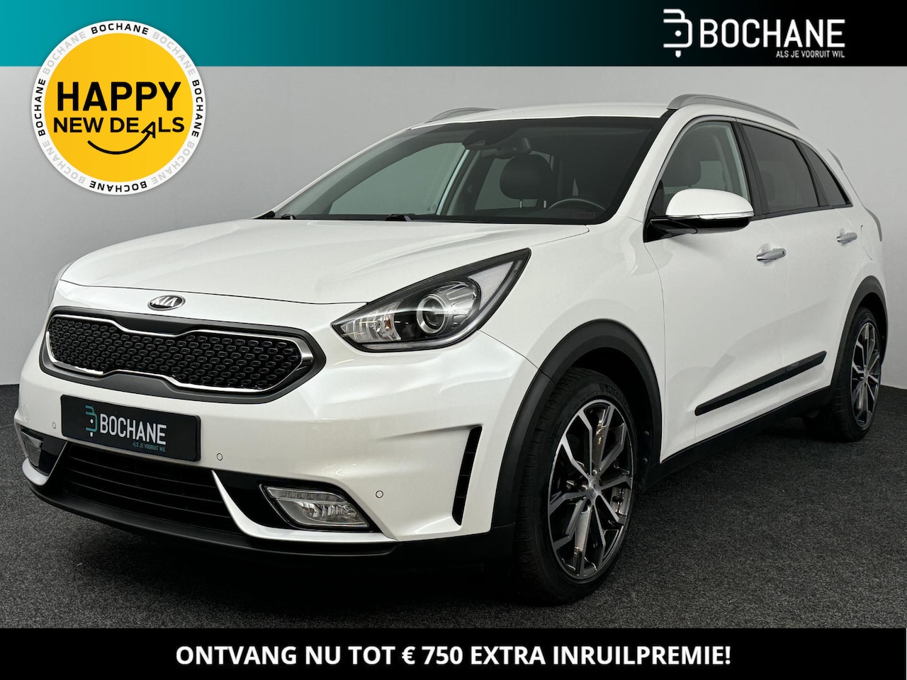 Kia Niro - 1.6 GDi Hybrid DCT6 Design Edition | Automaat | Camera | 18" LMV. | JBL | Trekhaak - AutoWereld.nl