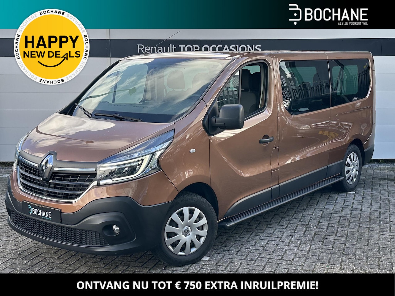 Renault Trafic Passenger - 2.0 dCi 120 Grand Zen | 9 Persoons! | Uniek | Trekhaak | P. Sensoren | Apple Carplay | Dea - AutoWereld.nl