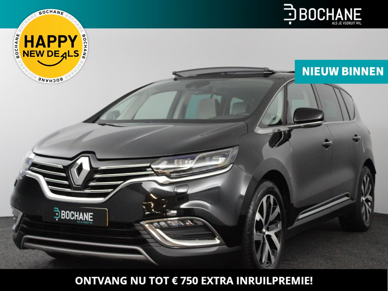 Renault Espace - 1.8 TCe 225 EDC Intens 7p. | Trekhaak | 7-Persoons | Navi | Panoramadak | Camera | NL-Auto - AutoWereld.nl