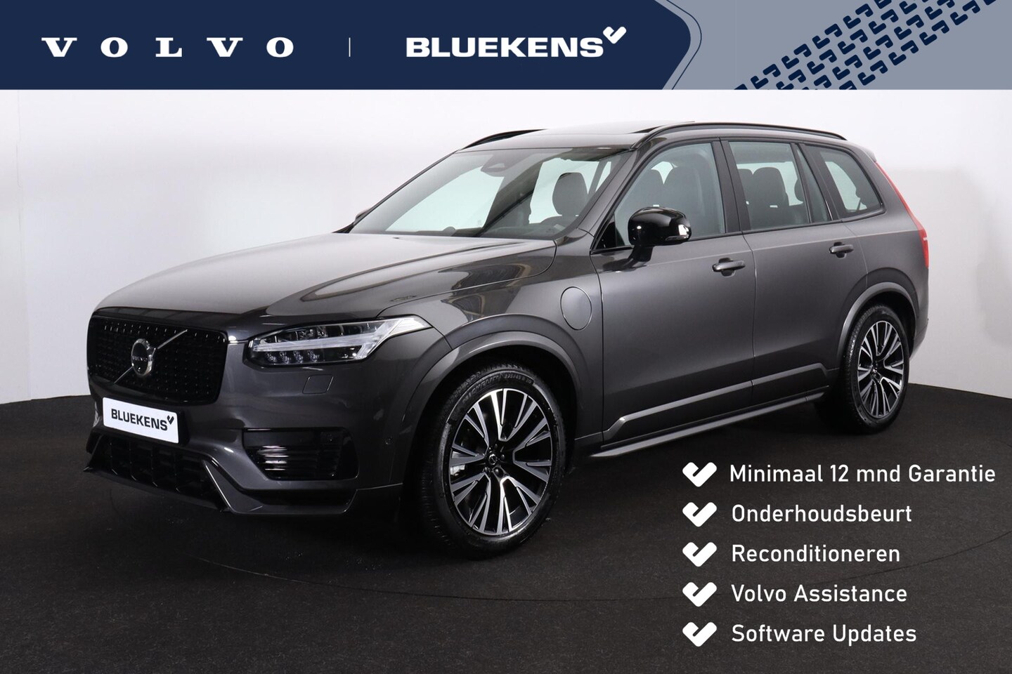 Volvo XC90 - T8 Recharge AWD Ultimate Dark - Luchtvering - Panorama/schuifdak - IntelliSafe Assist & Su - AutoWereld.nl