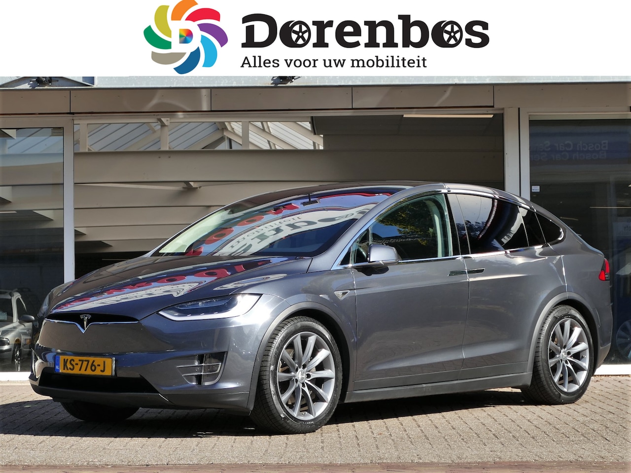 Tesla Model X - 75D Base 7persoons | GRATIS laden | stoelventilatie | leer | verwarmd stuur - AutoWereld.nl