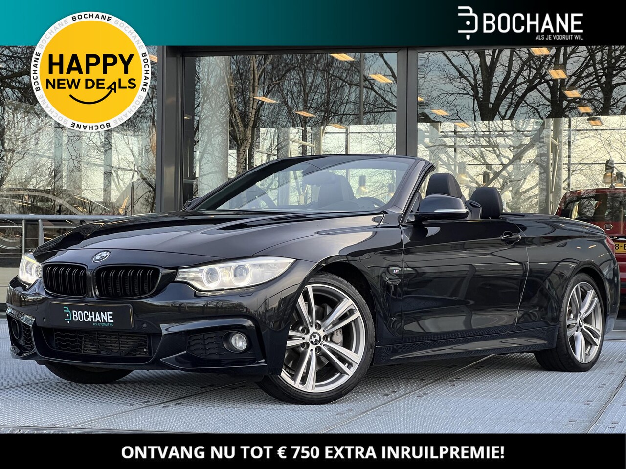 BMW 4-serie Cabrio - 435i High Executive M-Sport | Harman Kardon | Leder | Trekhaak | - AutoWereld.nl