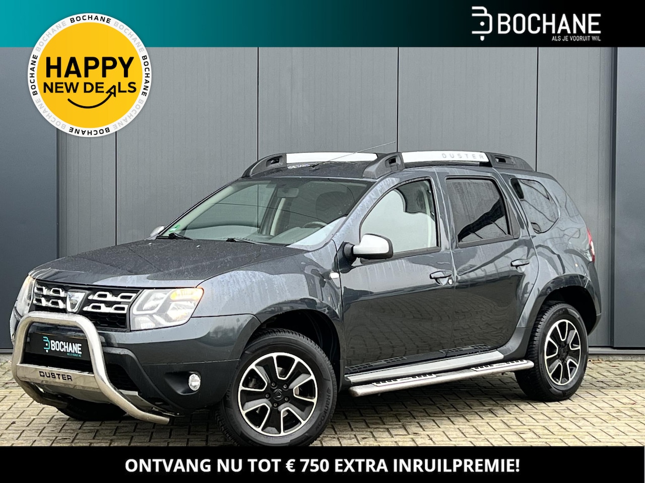 Dacia Duster - 1.2 TCe 4x2 Prestige | Trekhaak | Leder | All-season Banden | Navigatie | Parkeersensoren - AutoWereld.nl