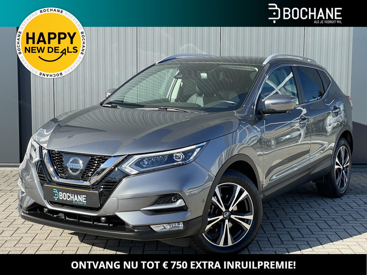 Nissan Qashqai - 1.2 DIG-T 115 Tekna | Trekhaak | Panoramadak | 360º Camera | Stoel- en Voorruitverwarming - AutoWereld.nl