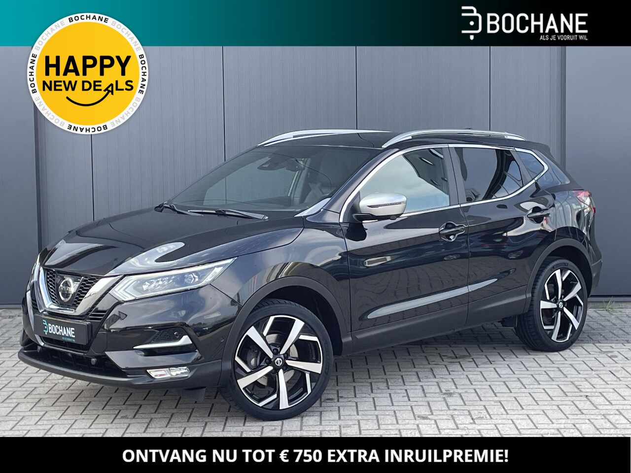 Nissan Qashqai - 1.2 DIG-T 115 Tekna + | Trekhaak | Leder| El. verstelbare en verwarmbare stoelen| 19-Inch - AutoWereld.nl