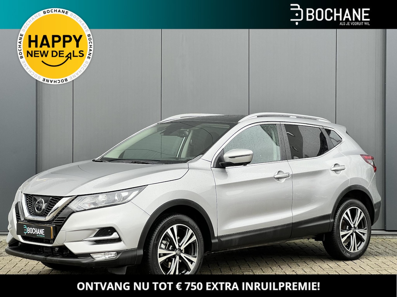 Nissan Qashqai - 1.2 N-Connecta | Trekhaak | Panoramadak | 360º Camera | Keyless | Parkeersensoren V&A | Na - AutoWereld.nl