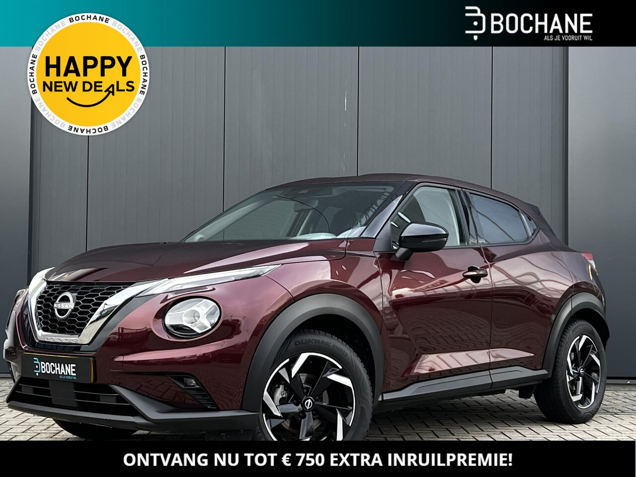 Nissan Juke - 1.0 DIG-T 114 Acenta Parkeersensoren | Camera | Navigatie | Carplay | 17 inch velgen - AutoWereld.nl