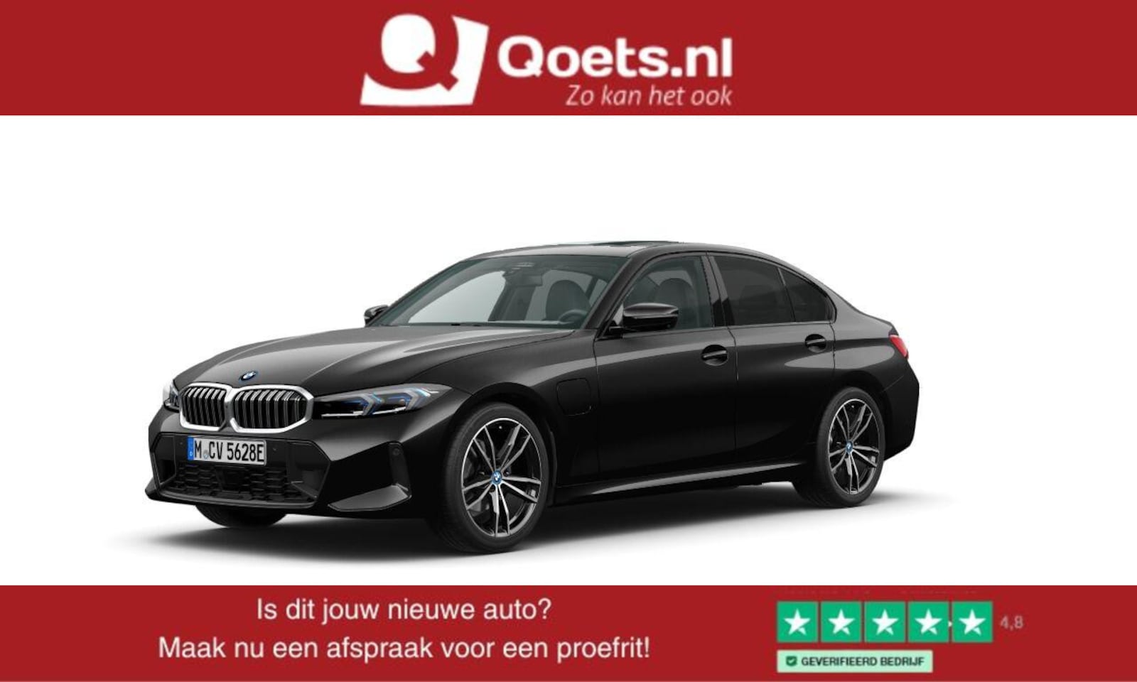 BMW 3-serie - 330e M Sport - Schuif/Kanteldak - Elektrisch verstelbare/verwarmde Stoelen - Geluiddempend - AutoWereld.nl