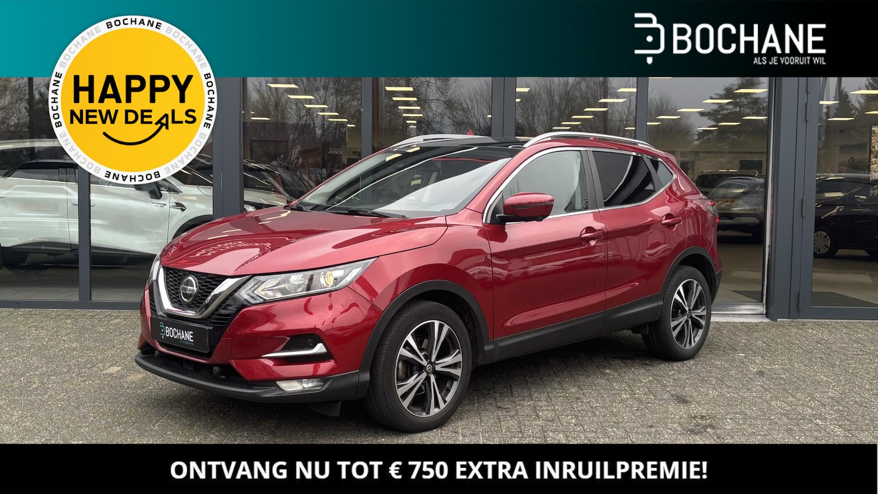 Nissan Qashqai - 1.3 DIG-T 159 DCT7 N-Connecta | Panoramadak | Trekhaak - AutoWereld.nl