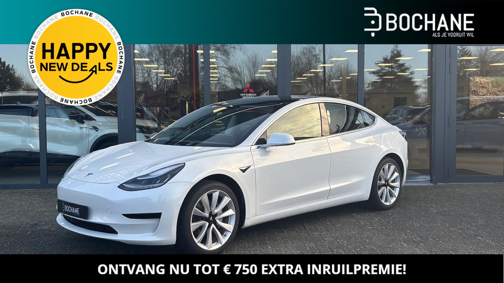 Tesla Model 3 - Standard RWD Plus 60 kWh | Lichtmetalen velgen 19" | Trekhaak - AutoWereld.nl