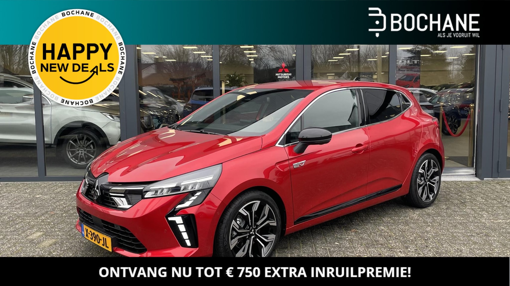 Mitsubishi Colt - 1.6 HEV Instyle Hybrid | Navigatie 9,3" | Apple Carplay | LED | 360° Camera | PDC | Bose A - AutoWereld.nl