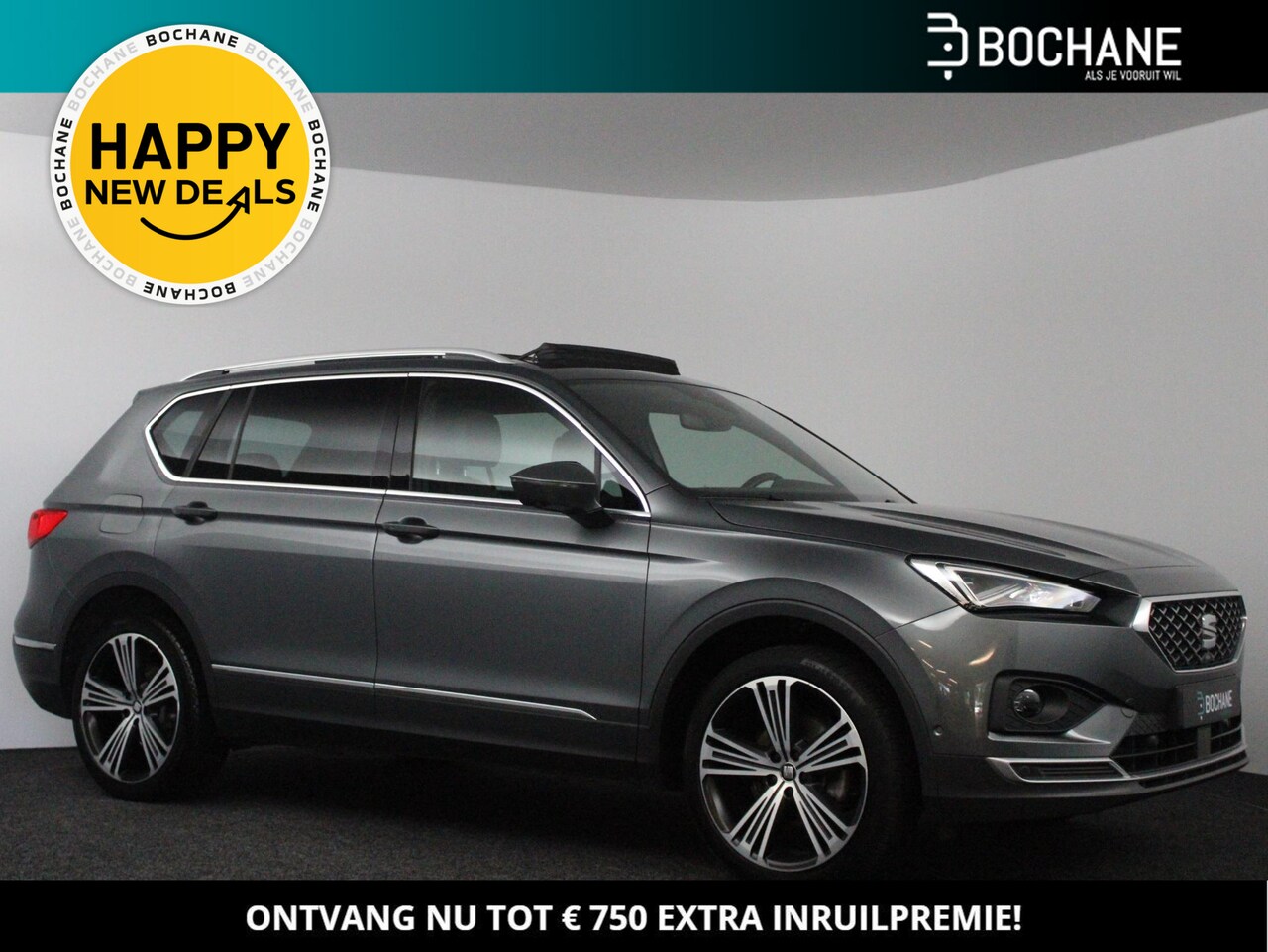 Seat Tarraco - 1.5 TSI Xcellence | Panoramadak | 20" LM velgen | Lederen bekleding | Navigatie | 360 Came - AutoWereld.nl