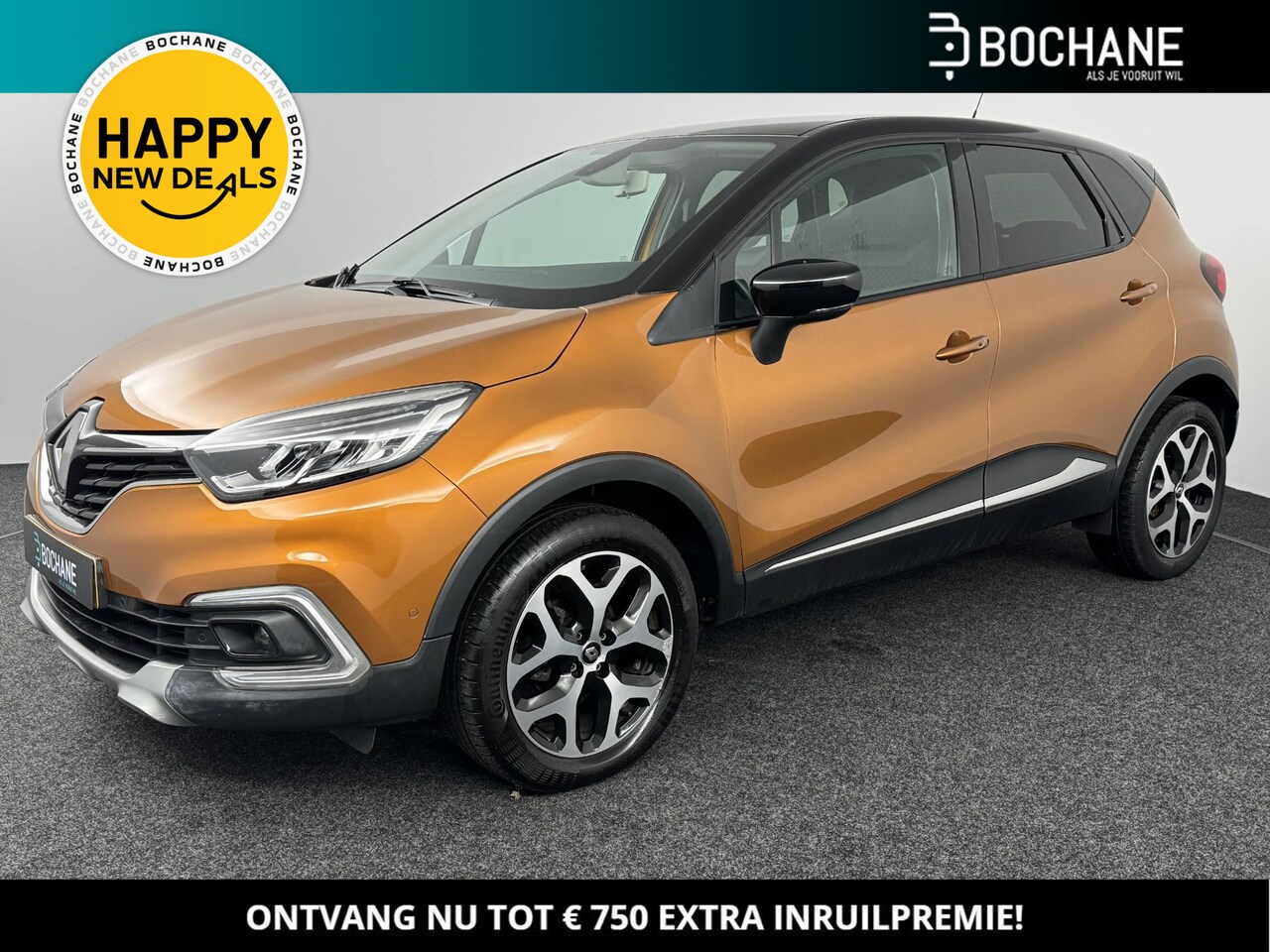 Renault Captur - 0.9 TCe 90 Intens | Navigatie | Cruise Control | Climate Control | Parkeersensoren voor, z - AutoWereld.nl