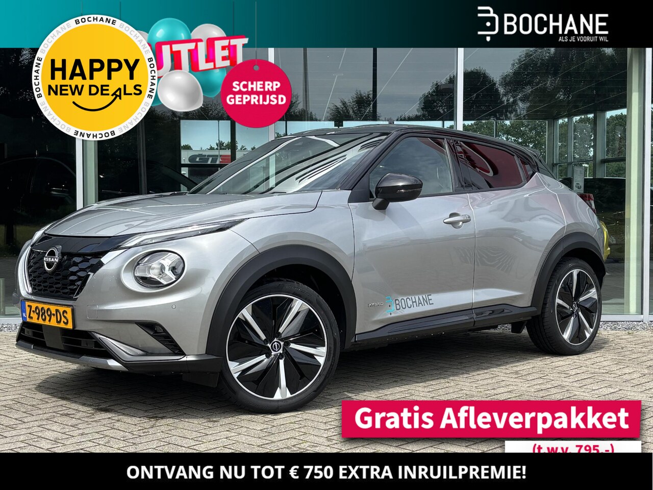 Nissan Juke - 1.6 Hybrid 143 N-Design | Lederen bekleding | Bose® audio - AutoWereld.nl