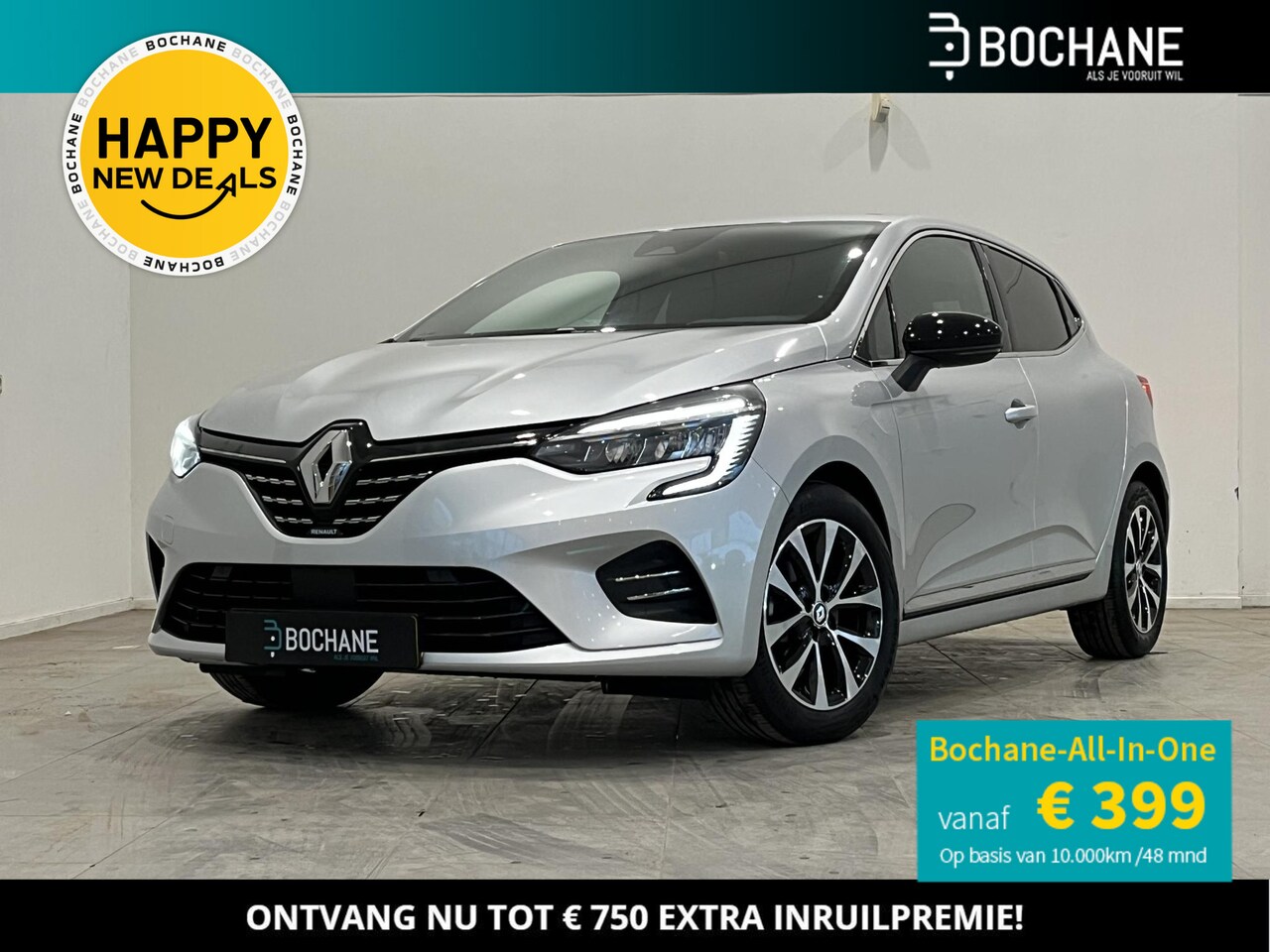 Renault Clio - 1.0 TCe 90 Techno | Navi | Clima | Cruise | PDC V+A + Camera | Dode Hoek Detectie | Apple - AutoWereld.nl