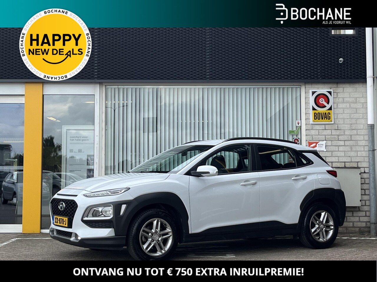 Hyundai Kona - 1.0 T-GDI 120 Comfort | Navigatie | Krell audio | Trekhaak | Camera - AutoWereld.nl