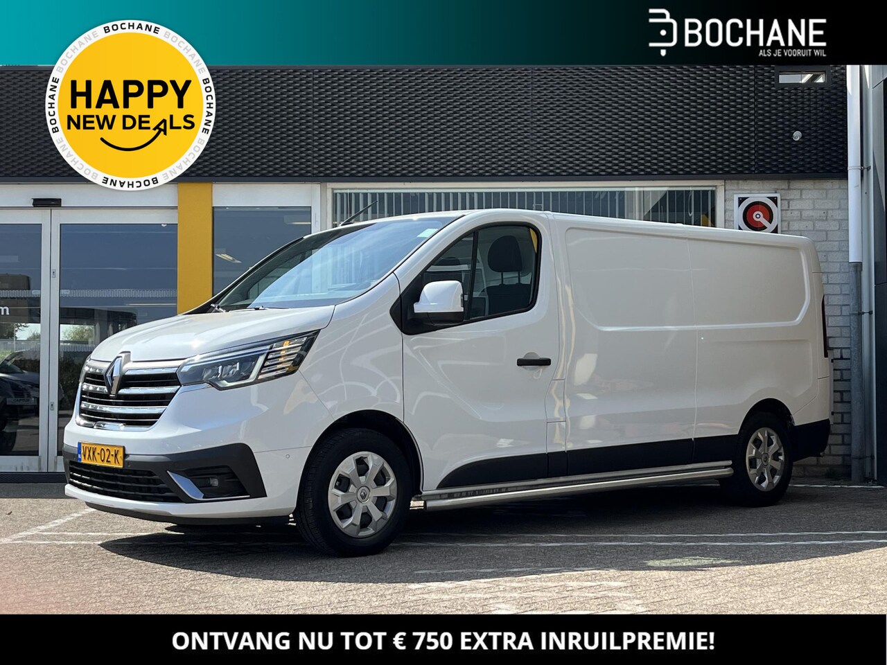 Renault Trafic - 2.0 dCi 130 T30 L2H1 Work Edition | Navigatie | Achteruitrijcamera | Betimmering | Trekhaa - AutoWereld.nl