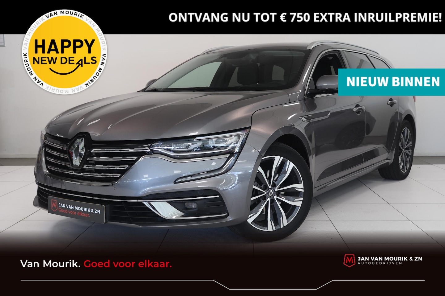 Renault Talisman Estate - 1.3 TCe 158 EDC Business Intens | Head-up Display | Cruise Control Adaptief | Achteruitrij - AutoWereld.nl