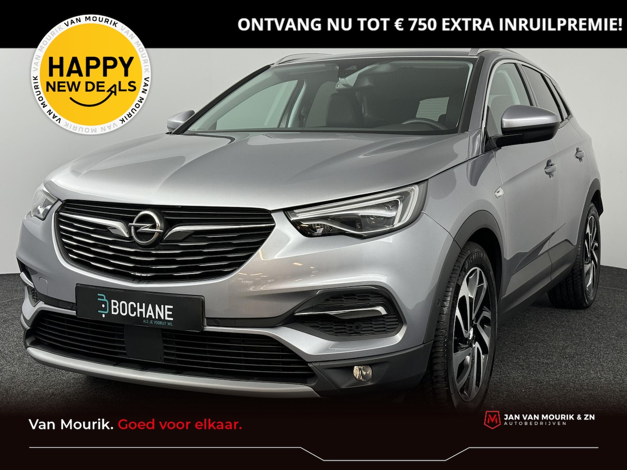 Opel Grandland X - 1.6 Turbo Innovation | Leder pakket | Trekhaak | Stoelverwarming | LED koplampen | - AutoWereld.nl