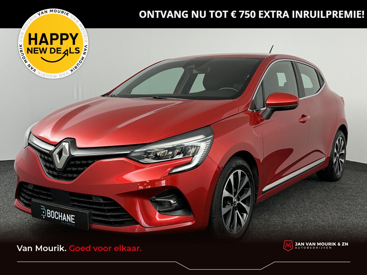 Renault Clio - 1.0 TCe 100 Intens | Apple CarPlay / Android Auto navigatie | Parkeersensoren | Achteruitr - AutoWereld.nl