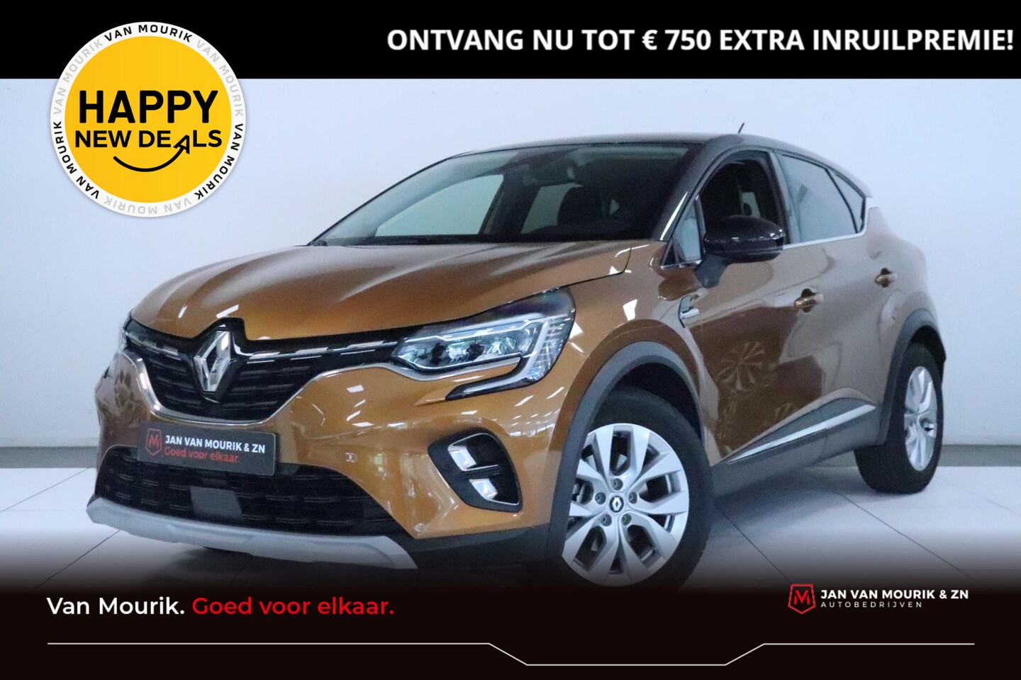 Renault Captur - 1.6 E-Tech Hybrid 145 Intens | Navigatie | Achteruitrijcamera | Parkeersensoren | - AutoWereld.nl