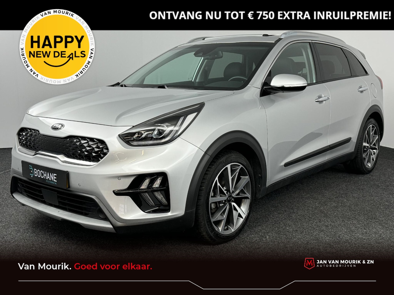 Kia Niro - 1.6 GDi Hybrid DCT6 ExecutiveLine | Open dak | Leder | Apple CarPlay / Android Auto naviga - AutoWereld.nl