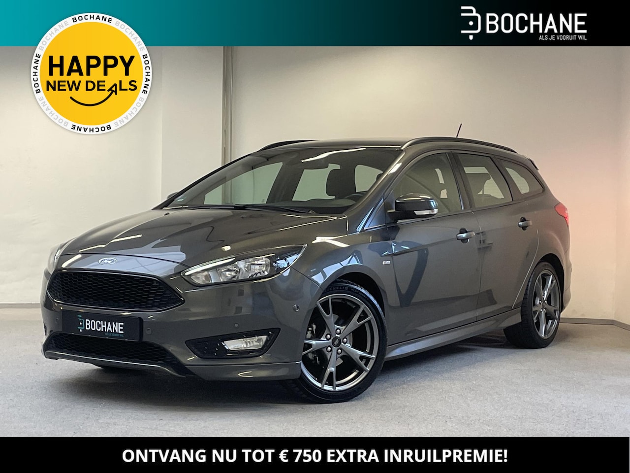 Ford Focus Wagon - 1.0 ST-Line | CARPLAY | 18"LMV  | NAVI | ORG.NL | 2e-EIG | DEALERONDERHOUDEN | - AutoWereld.nl